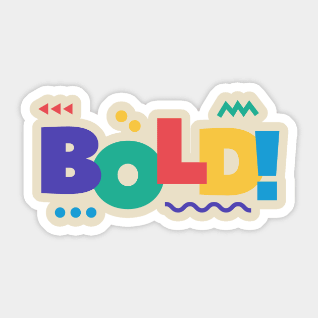 Bold Design Sticker by Aziz